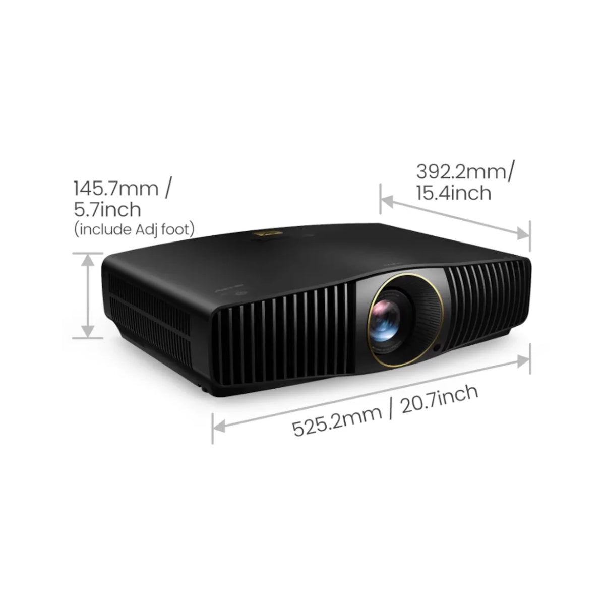 BenQ W5800 2600 Lumens 4K Laser Home Cinema Projector
