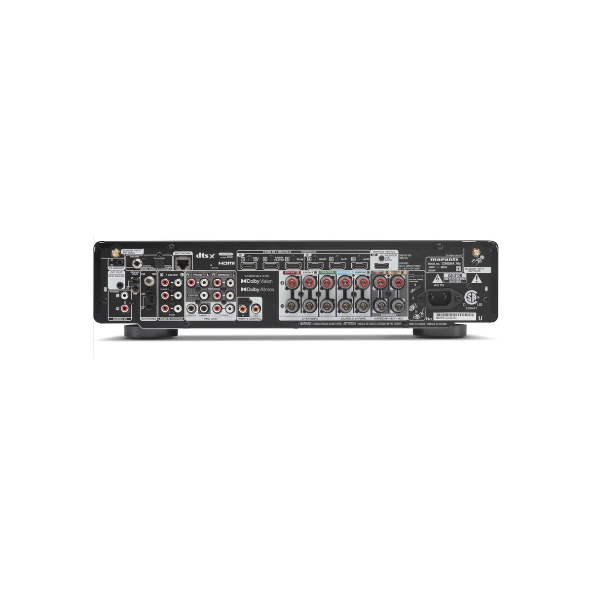 Marantz Cinema 70S – 7.2 Channel Slimline 8K Dolby Atmos Network AV Receiver