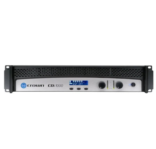 Crown CDi 1000 2-Channel 70V 1000W Power Amplifier – Professional Installation Amplifier for Commercial & Distributed Audio (Each)