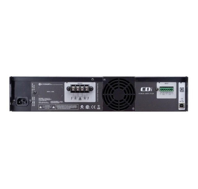 Crown CDi 1000 2-Channel 70V 1000W Power Amplifier – Professional Installation Amplifier for Commercial & Distributed Audio (Each)