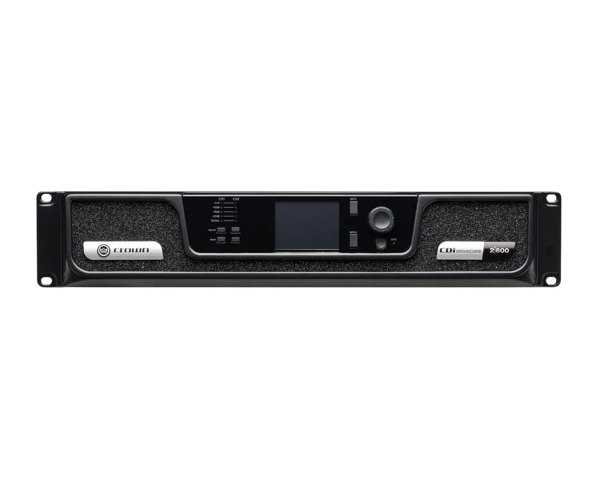 Crown CDi 2|600 2-Channel 70V 1200W Power Amplifier – Professional Installation Amplifier for Commercial & Large Venue Audio (Each)