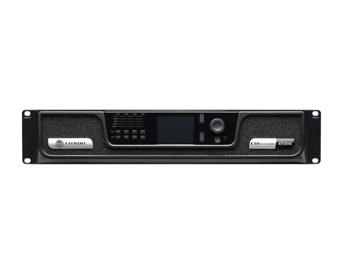 Crown CDi 4|1200 4-Channel 70V 4800W DriveCore Commercial Power Amplifier – Professional Installation for Large Venue & Multi-Zone Audio (Each)