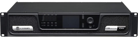 Crown CDi 4x300 4-Channel 70V 1200W DriveCore Commercial Power Amplifier – Professional Installation Amplifier for Multi-Zone Commercial Audio (Each)