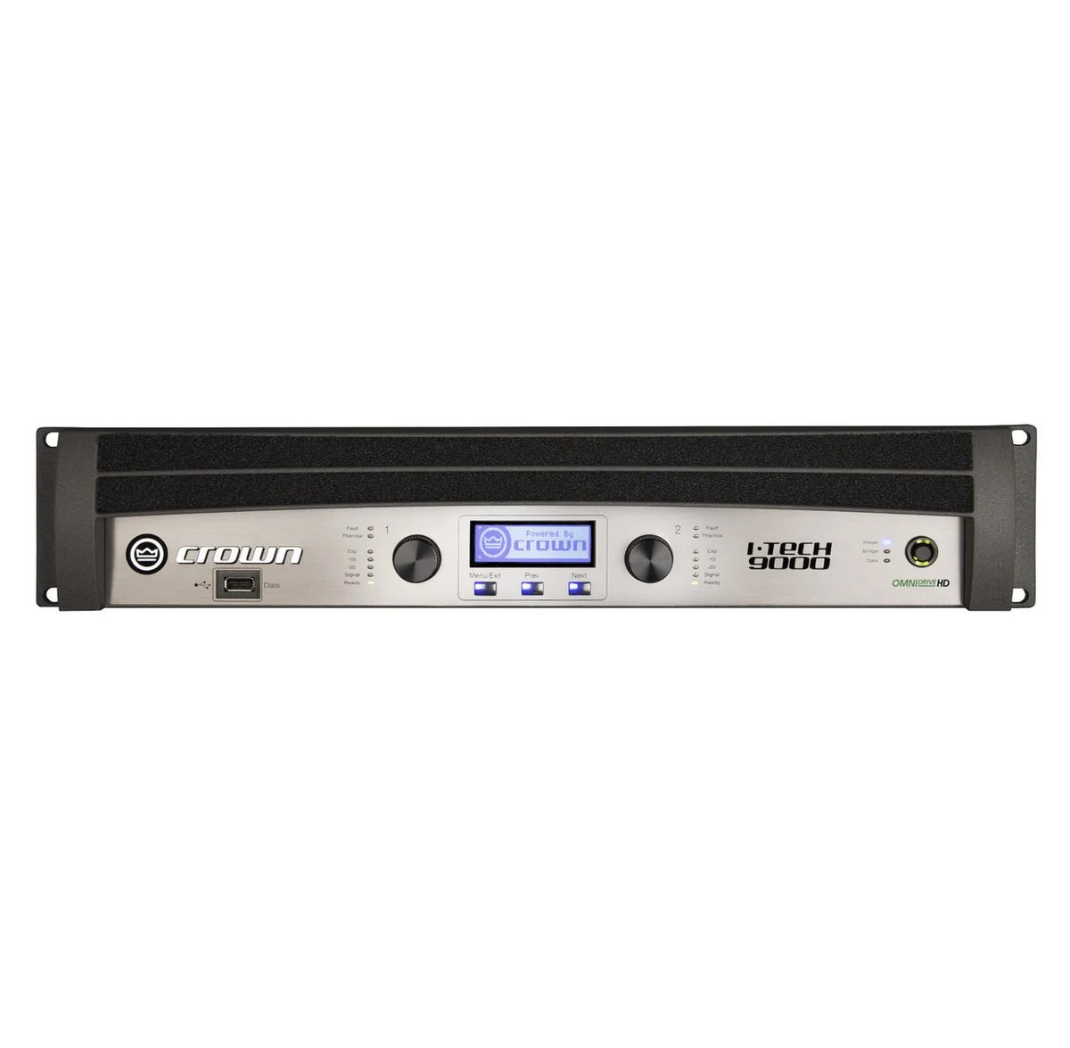 Crown I-Tech 9000HD 2-Channel 9000W Networked Power Amplifier – Professional High-Power Amplifier for Live Sound, Touring & Large Venue Applications (Each)