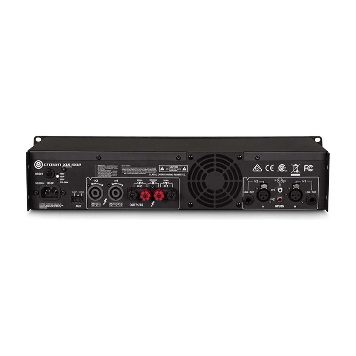 Crown XLS1002 2-Channel 215W Power Amplifier – Professional Lightweight Amplifier for PA, Live Sound & Installed Audio Applications (Each)