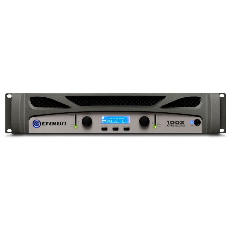 Crown XTi 1002 2-Channel 500W Power Amplifier – Professional Amplifier with DSP for PA, Live Sound & Installed Audio Applications (Each)