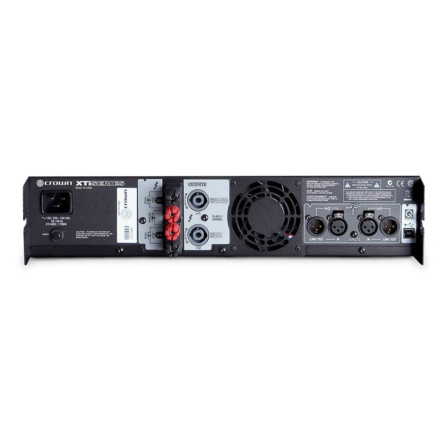Crown XTi 6002 2-Channel 2100W Power Amplifier – Professional Amplifier with DSP for PA, Live Sound & Installed Audio Applications (Each)