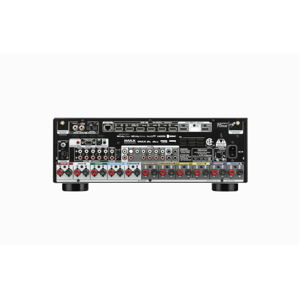 Denon AVC-X3800H 9.4 Channel Dolby Atmos 8K AV Receiver – Harmony AV

