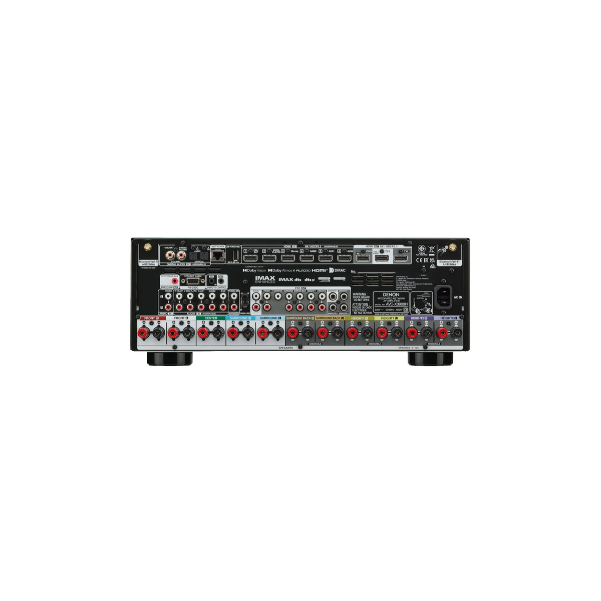 Denon AVC-X3900H 9.4-Ch Dolby Atmos 8K AV Receiver (Each)