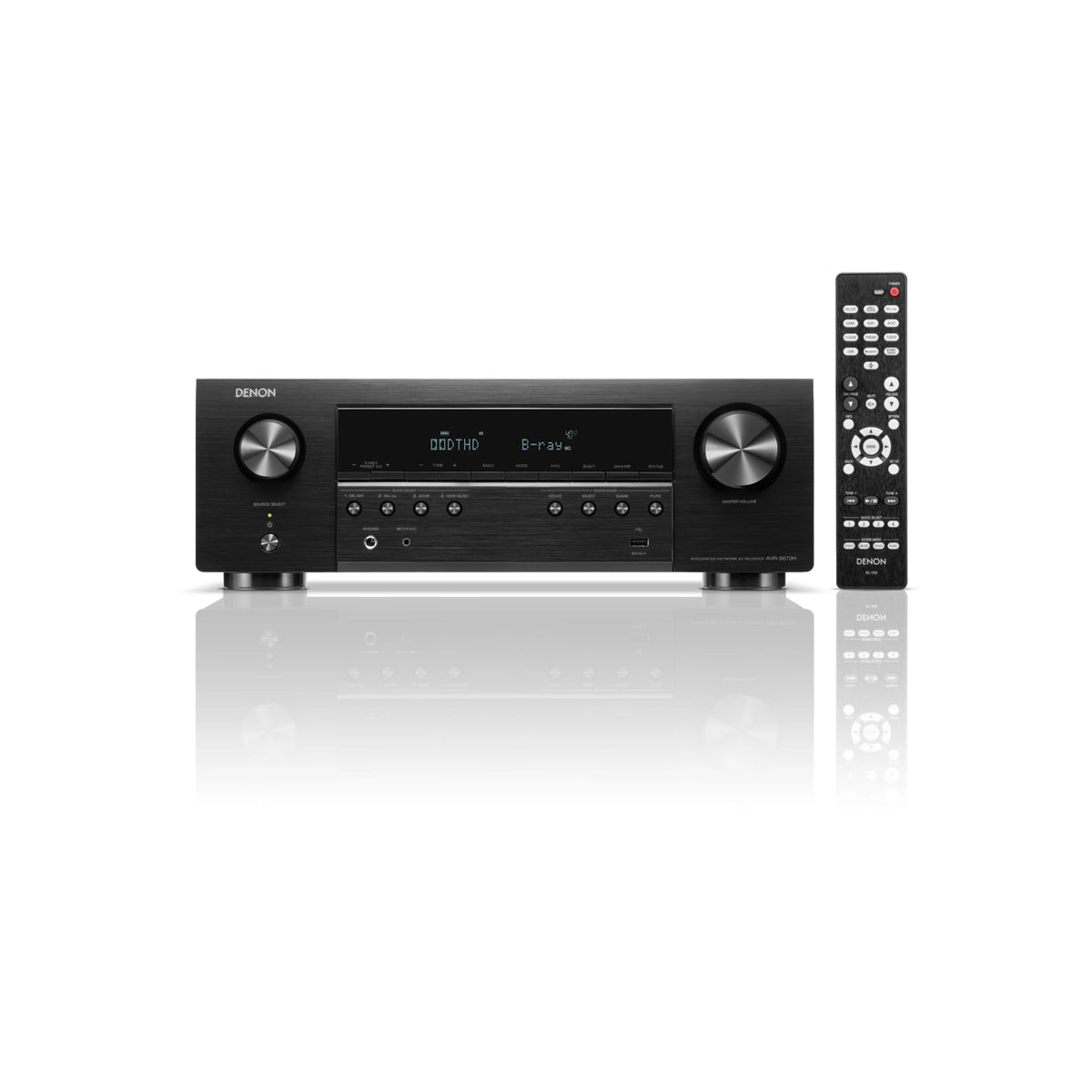 Denon AVR-S670H 5.2 Channel 8K AV Receiver with Network Streaming