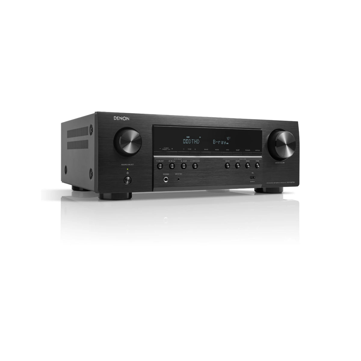 Denon AVR-S670H 5.2 Channel 8K AV Receiver with Network Streaming