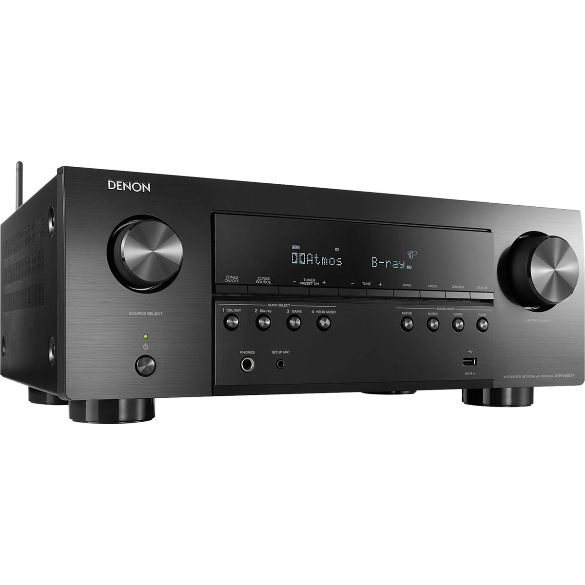 Denon AVR-S960H 7.2-Channel Dolby Atmos Network AV Receiver