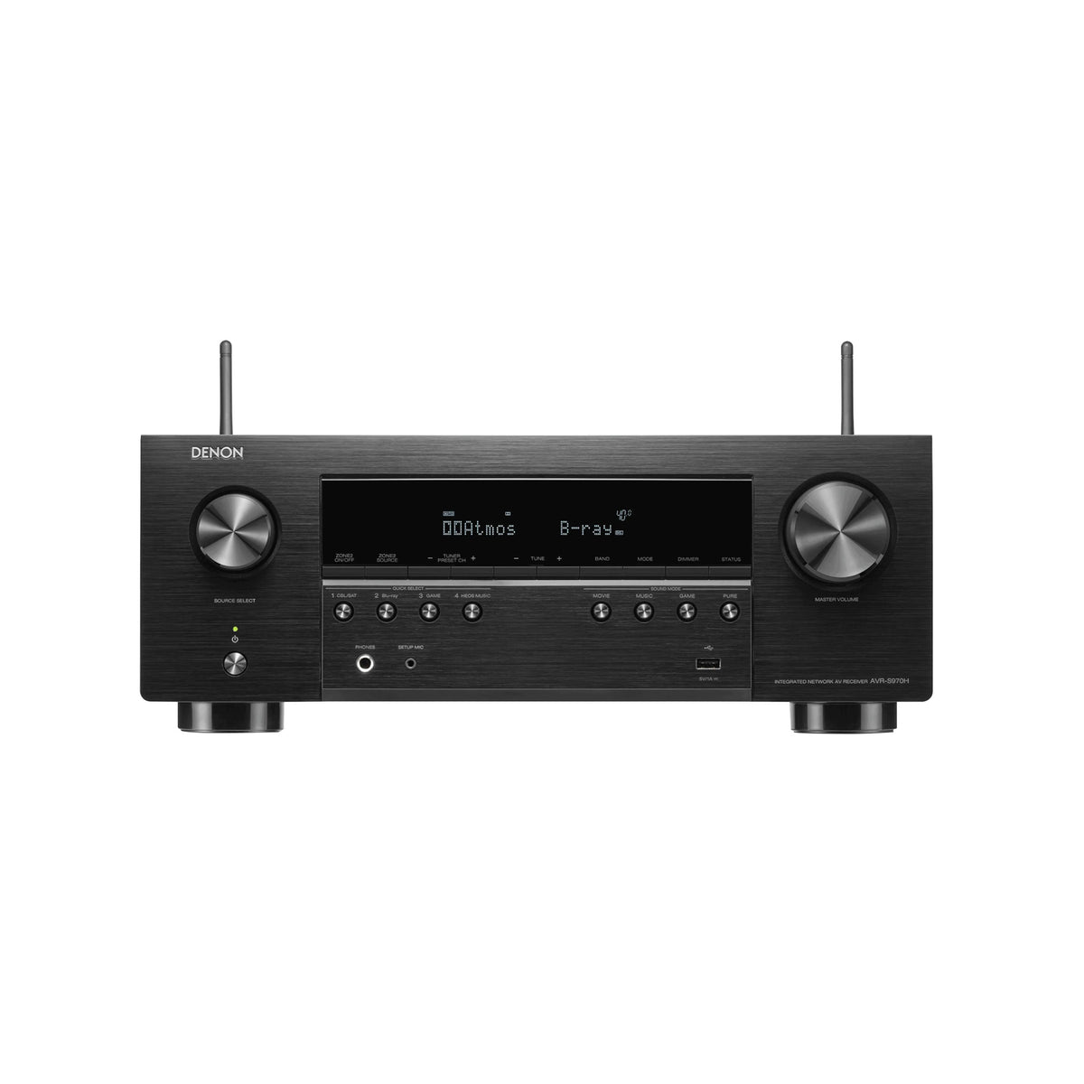 Denon AVR-S970H 7.2 Channel Dolby Atmos 8K & 3D AV Receiver