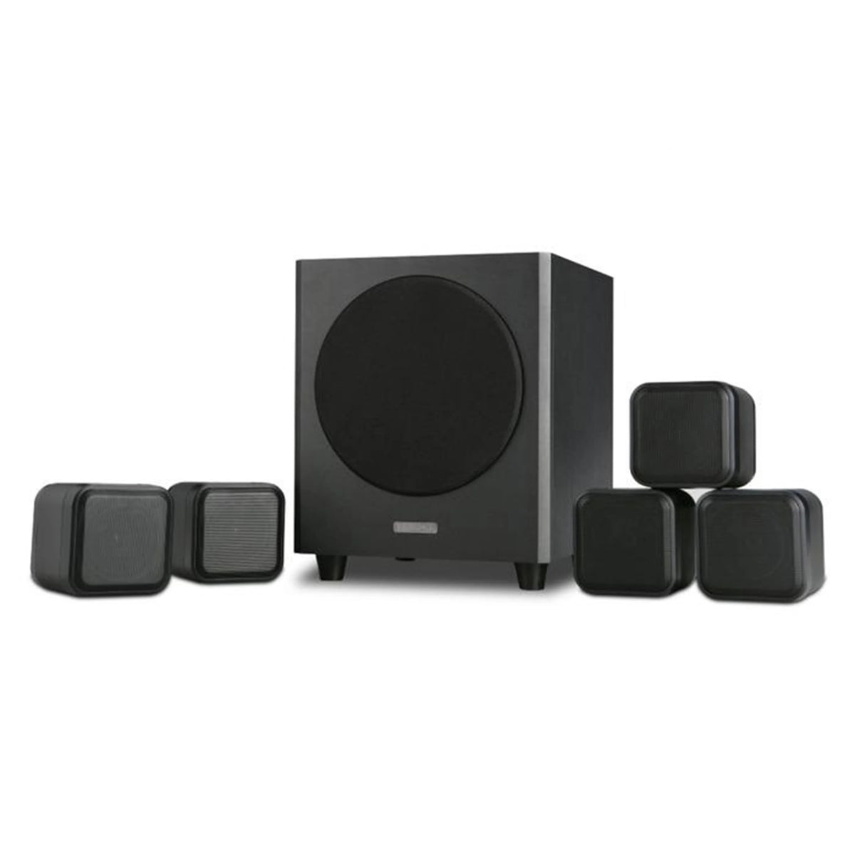 Denon AVR-X250BT 5.1 AV Receiver & Mission M-CUBE SE Home Theatre Bundle – Complete 5.1 Surround Sound System with AV Receiver and Satellite Speaker Package (Package)