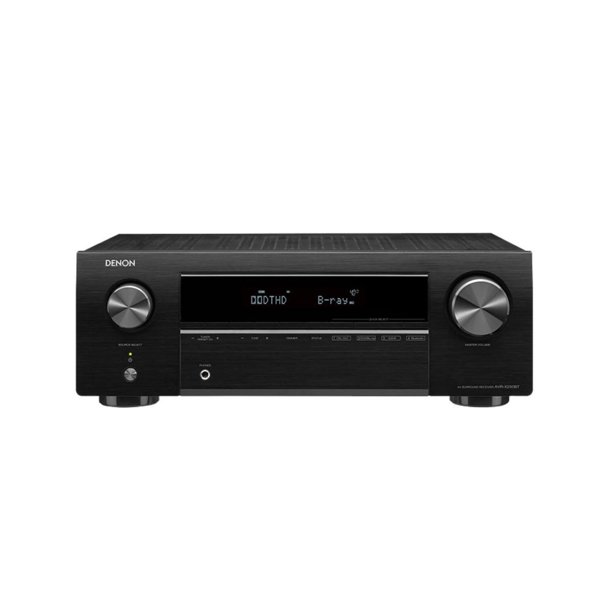 Denon AVR-X250BT & Pure Acoustics HT-800 5.1 Home Cinema Speaker Bundle
