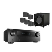 Denon AVR-X250BT & Pure Acoustics HT-800 5.1 Home Cinema Speaker Bundle