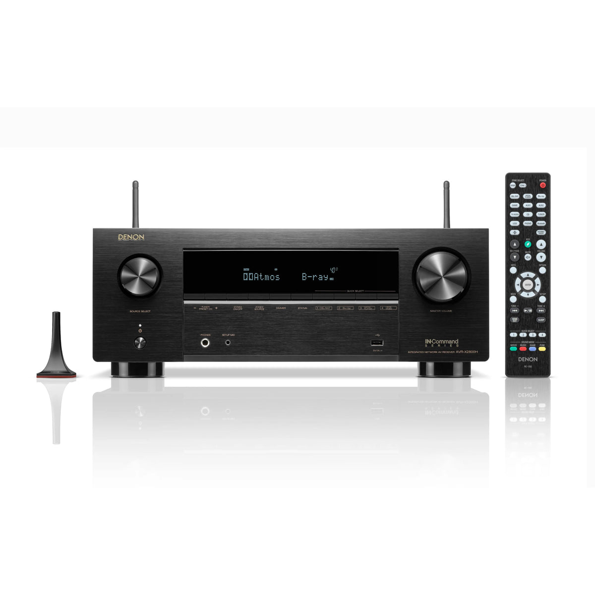 Denon AVR-X2800H - 7.2 Channel Dolby Atmos 8K & 3D Audio Experience AV Receiver