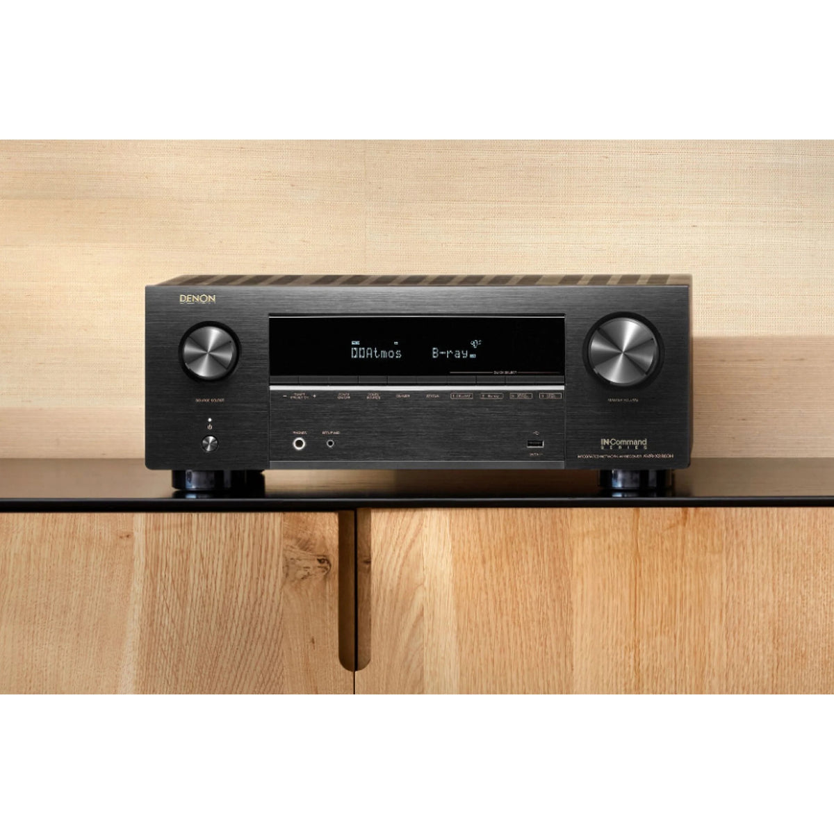 Denon AVR-X2800H - 7.2 Channel Dolby Atmos 8K & 3D Audio Experience AV Receiver