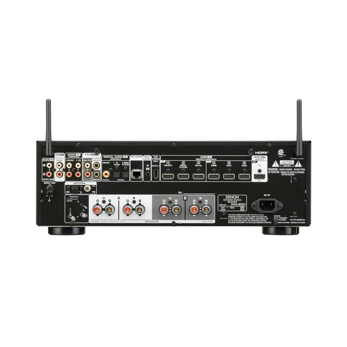 Denon DRA-900H 2 Channel Stereo Network Receiver With HEOS Built-in