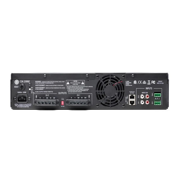 JBL CSA 2300Z Dual-Channel 300W Commercial Power Amplifier