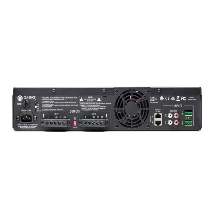 JBL CSA 2300Z Dual-Channel 300W Commercial Power Amplifier