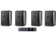 JBL Control 23-1 & CSMA 180 Commercial Surface-Mount Speaker & Mixer/Amp Bundle (Package)