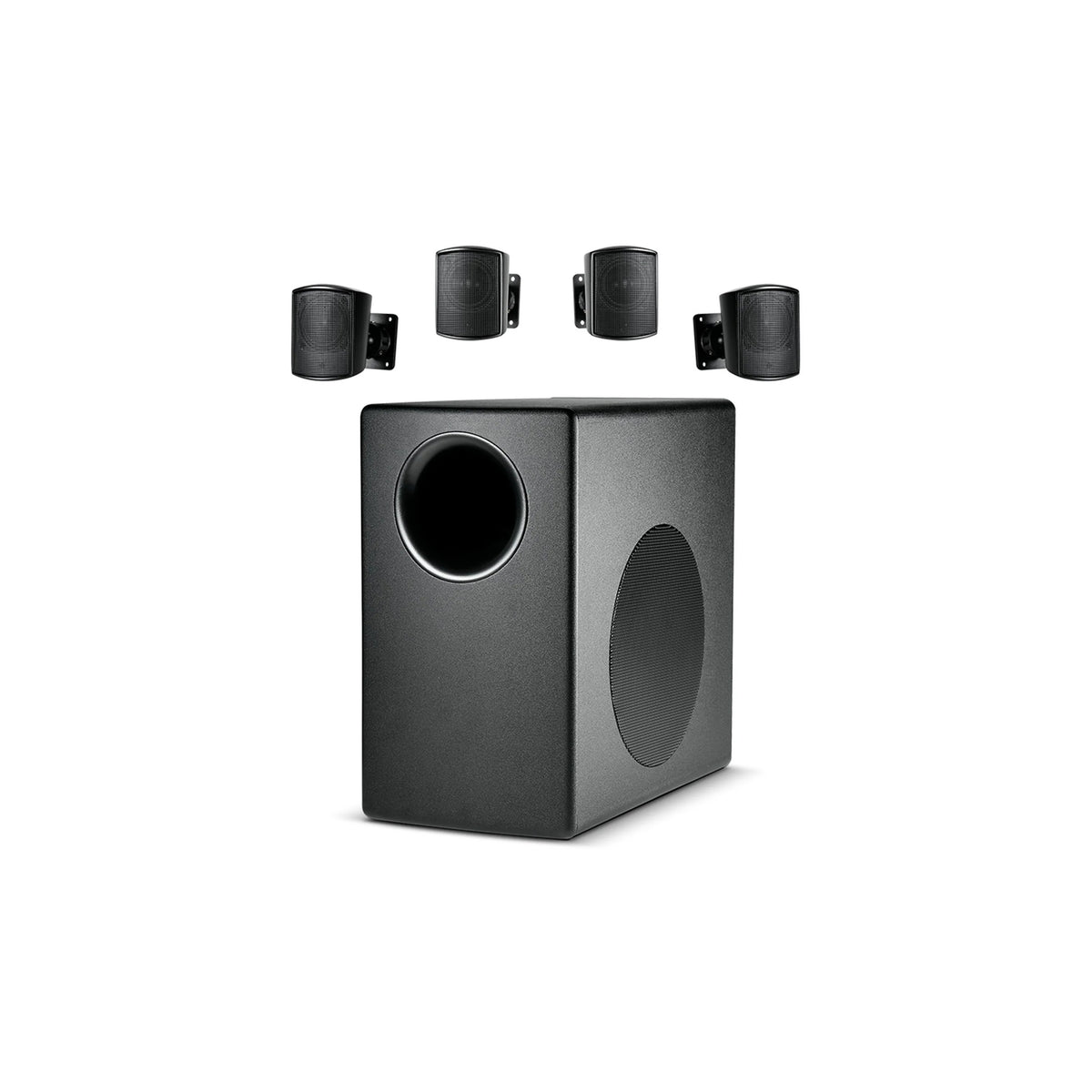 JBL Control 50 PACK 4.1 Channel Surface-Mount Subwoofer-Satellite Loudspeaker System
