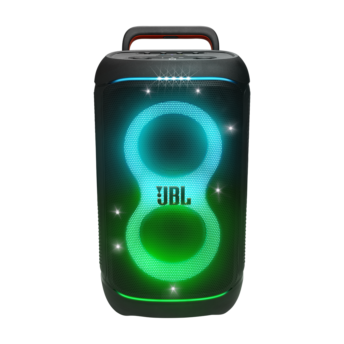 JBL PartyBox 520 Portable Party Speaker – 500W Bluetooth Speaker with Light Show, Splashproof Design & Guitar/Mic Inputs for Indoor & Outdoor Performances (Each)