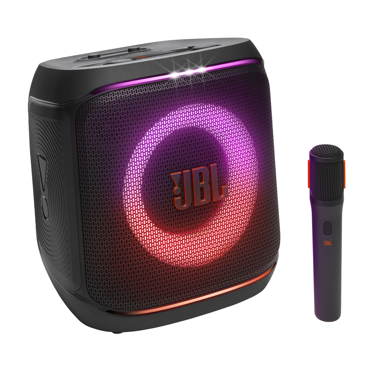 JBL PartyBox Encore 2 Portable Party Speaker – 100W Bluetooth Speaker with Light Show, IPX4 Splashproof Design & Mic Input for Indoor & Outdoor Entertainment (Each)