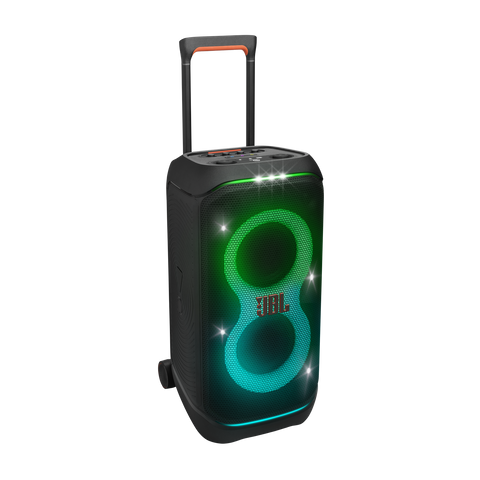 JBL PartyBox Stage 320 Portable Party Speaker – 240W Bluetooth Speaker with Light Show, Splashproof Design & Guitar/Mic Inputs for Outdoor & Indoor Performances (Each)