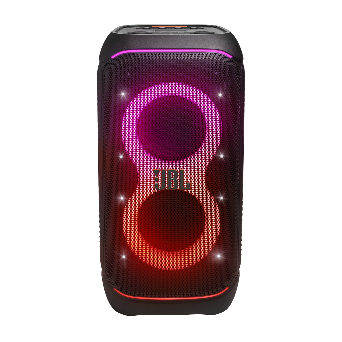 JBL PartyBox Stage 320 Portable Party Speaker – 240W Bluetooth Speaker with Light Show, Splashproof Design & Guitar/Mic Inputs for Outdoor & Indoor Performances (Each)