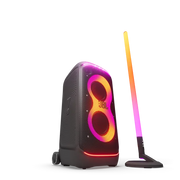 JBL PartyBox Stage 320 + PartyLight Stick Bundle – 240W Bluetooth Party Speaker with Detachable Light Show Stick for an Enhanced Visual Entertainment Experience (Each)