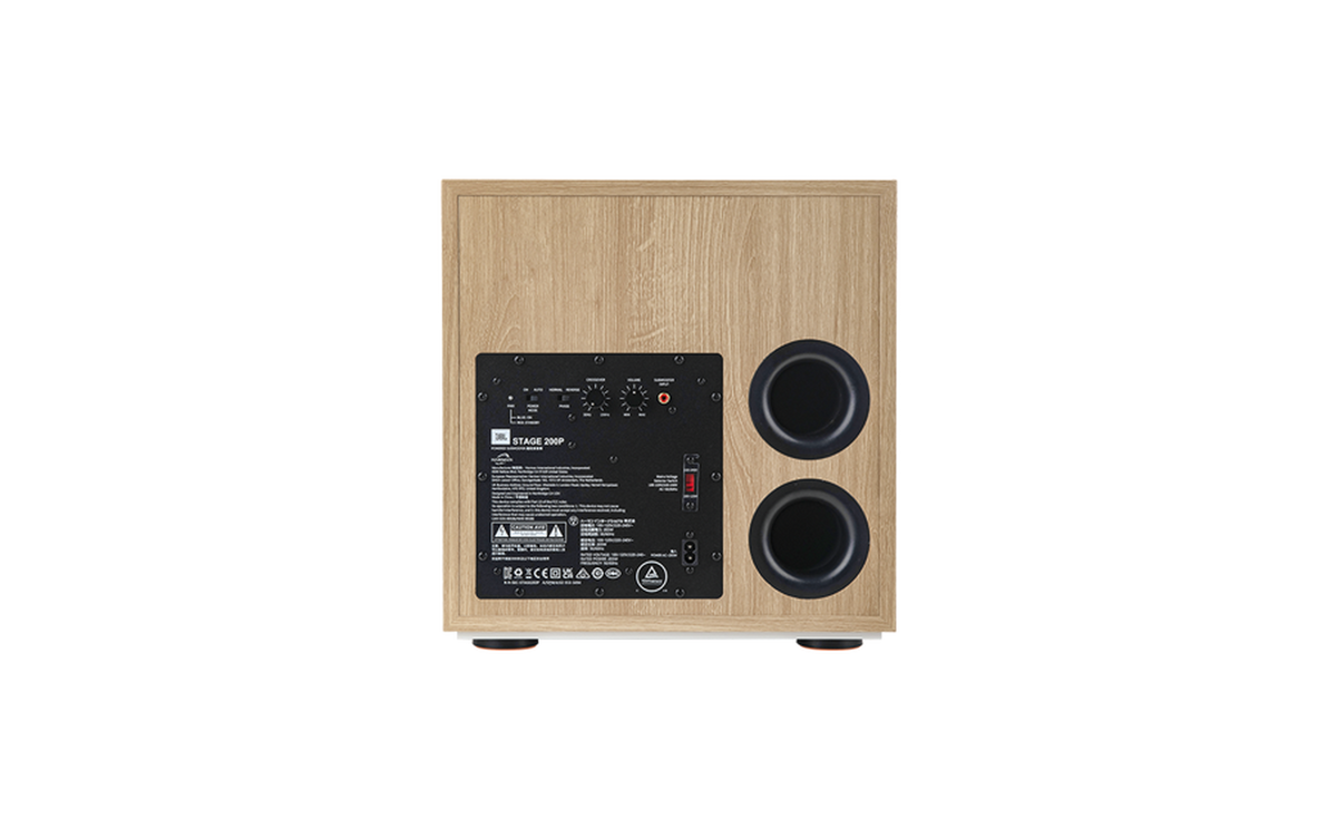 JBL Stage 200P 10" Powered Subwoofer – 300W Active Subwoofer for Deep, Controlled Bass in Home Theatre & Hi-Fi Audio Systems (Each)