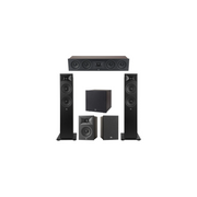 JBL Stage 260F + 245C + 240B + 200P 5.1 Channel Home Theatre Bundle – Floor-Standing Front, Centre, Bookshelf Surround & Powered Subwoofer Complete Speaker Package (Set)