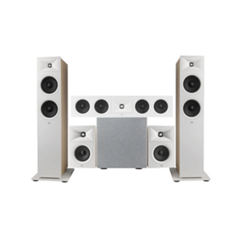 JBL Stage 260F Series 5.1 Channel Home Theatre Bundle – 260F, 245C, 250B & 200P Complete Speaker Package (Set)