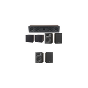 JBL Stage Series 5.2 Bookshelf Home Theatre Bundle – Stage 240B Bookshelf Speakers, Stage 245C Centre Channel & Dual Stage 200P Subwoofers for a Complete Dual-Sub Surround Sound System (Package)