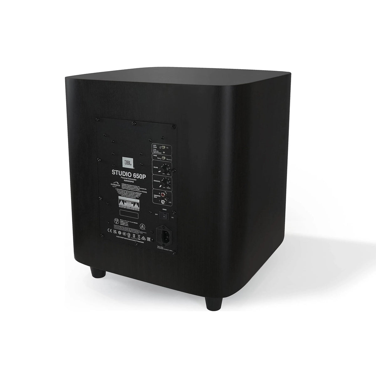 JBL Studio 650P 10-Inch 500W Powered Subwoofer for Home Theatre & Hi-Fi Systems