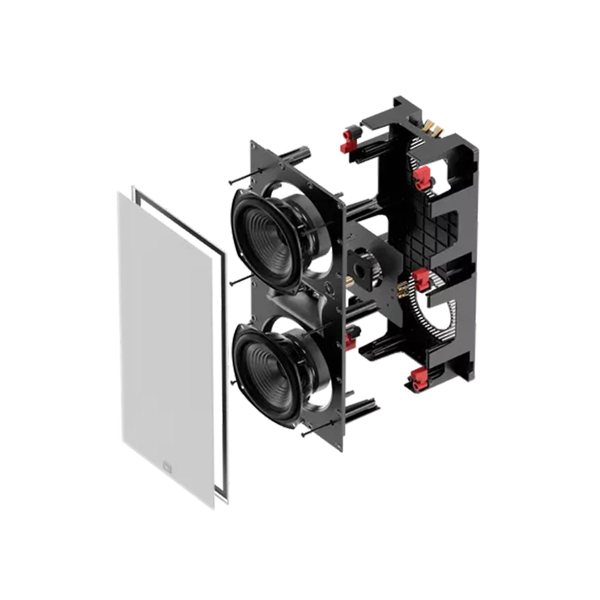 JBL Studio 6 88LCR 2-Way Dual 8-Inch In-Wall Speaker – Single Unit