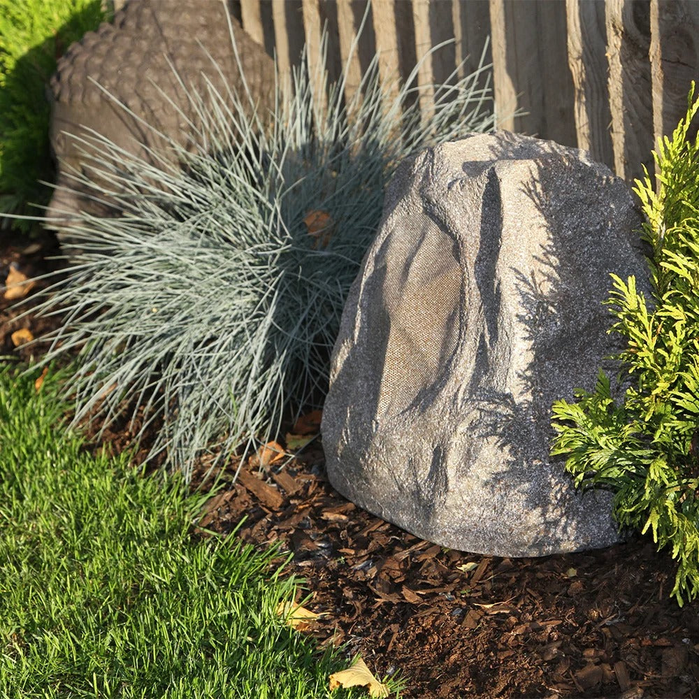Lithe Audio 01621 Waterproof Outdoor Rock Speaker for Garden & Landscape Audio (Each)