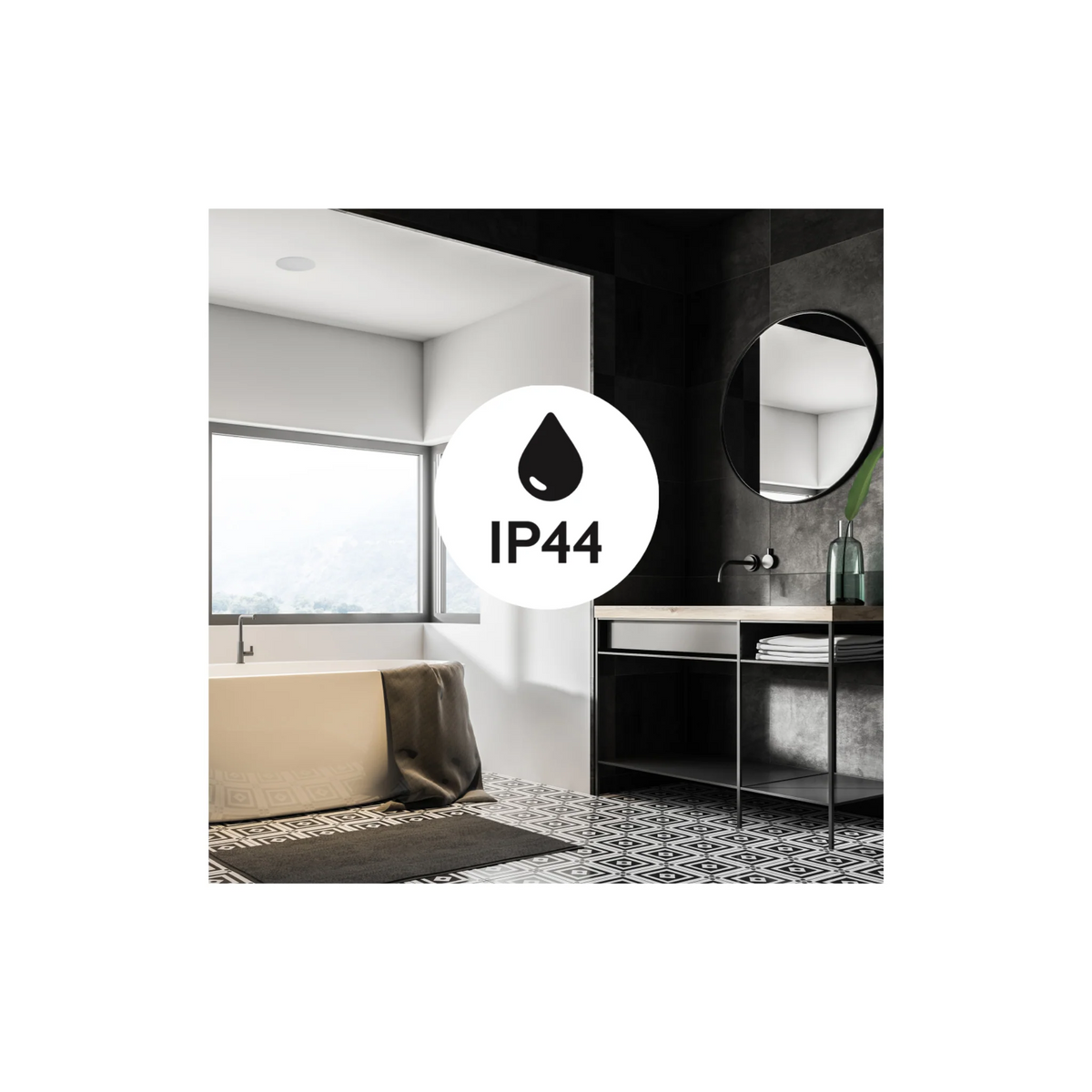 Lithe Audio 03255 4" 2-Way In-Ceiling Speaker for Small Rooms & Multi-Zone Audio (Each)