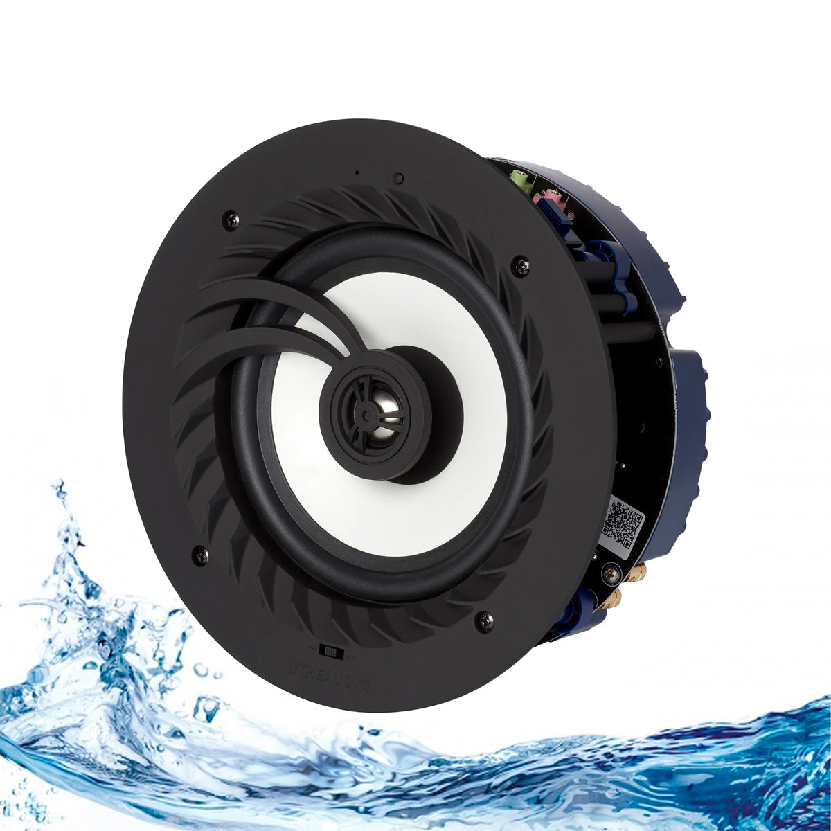Lithe Audio 3210US 6.5" Waterproof Bluetooth In-Ceiling Speaker for Smart Home & Multi-Zone Audio