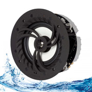 Lithe Audio 6601EU 6.5" Waterproof Multi-Room Wi-Fi In-Ceiling Speaker for Smart Home Audio (Each)