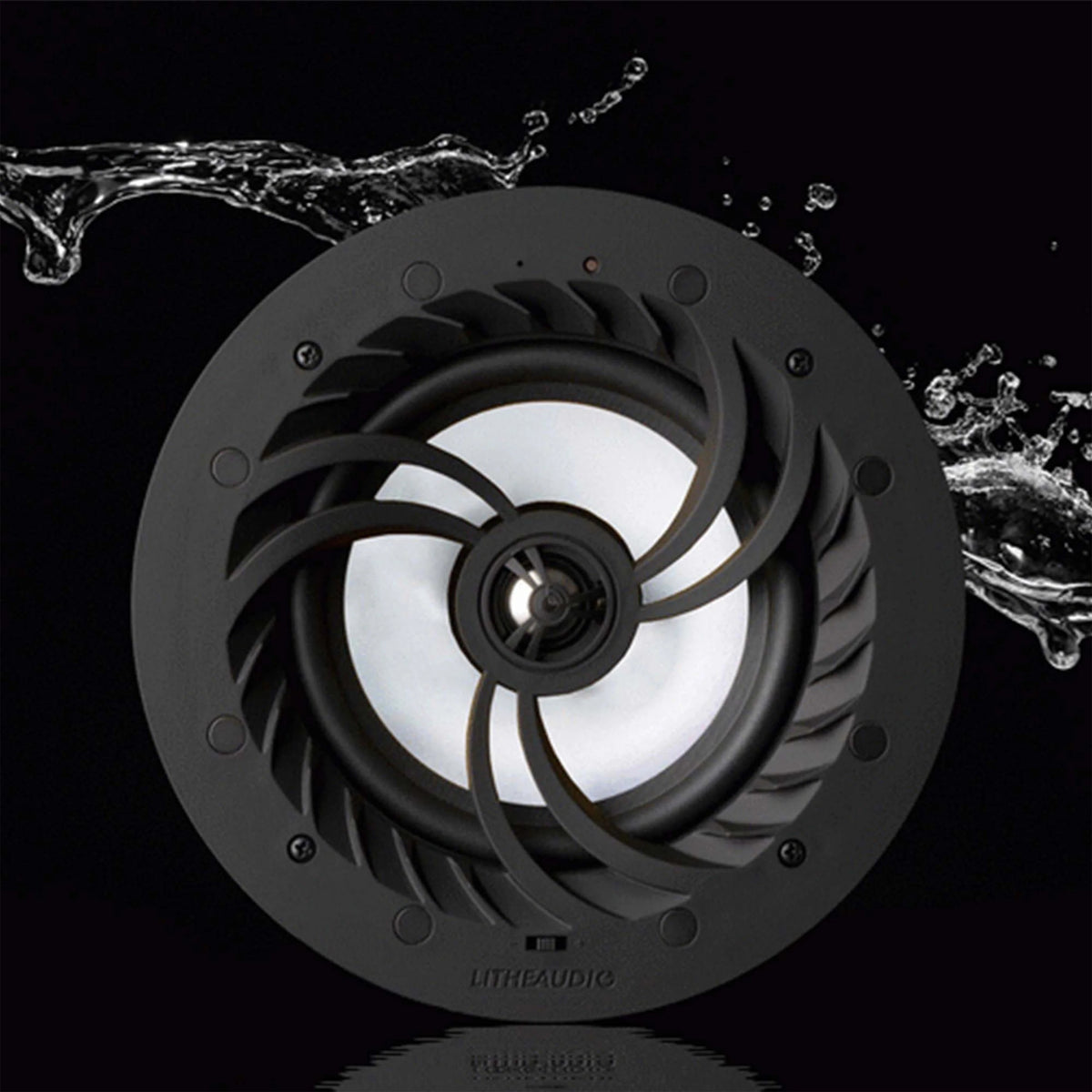 Lithe Audio 6601EU 6.5" Waterproof Multi-Room Wi-Fi In-Ceiling Speaker for Smart Home Audio (Each)
