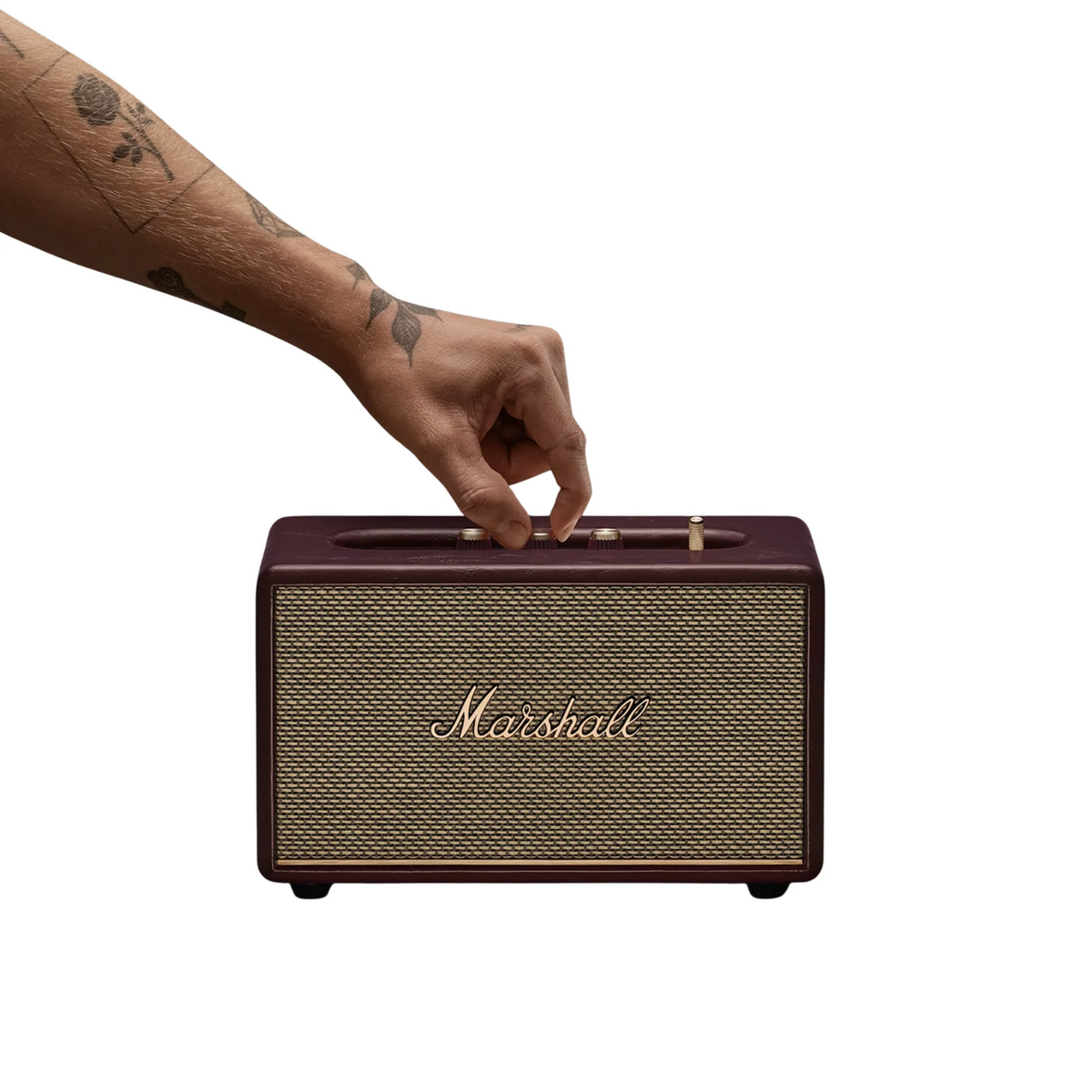 Marshall Acton III 60W Bluetooth Speaker Burgundy (Each)