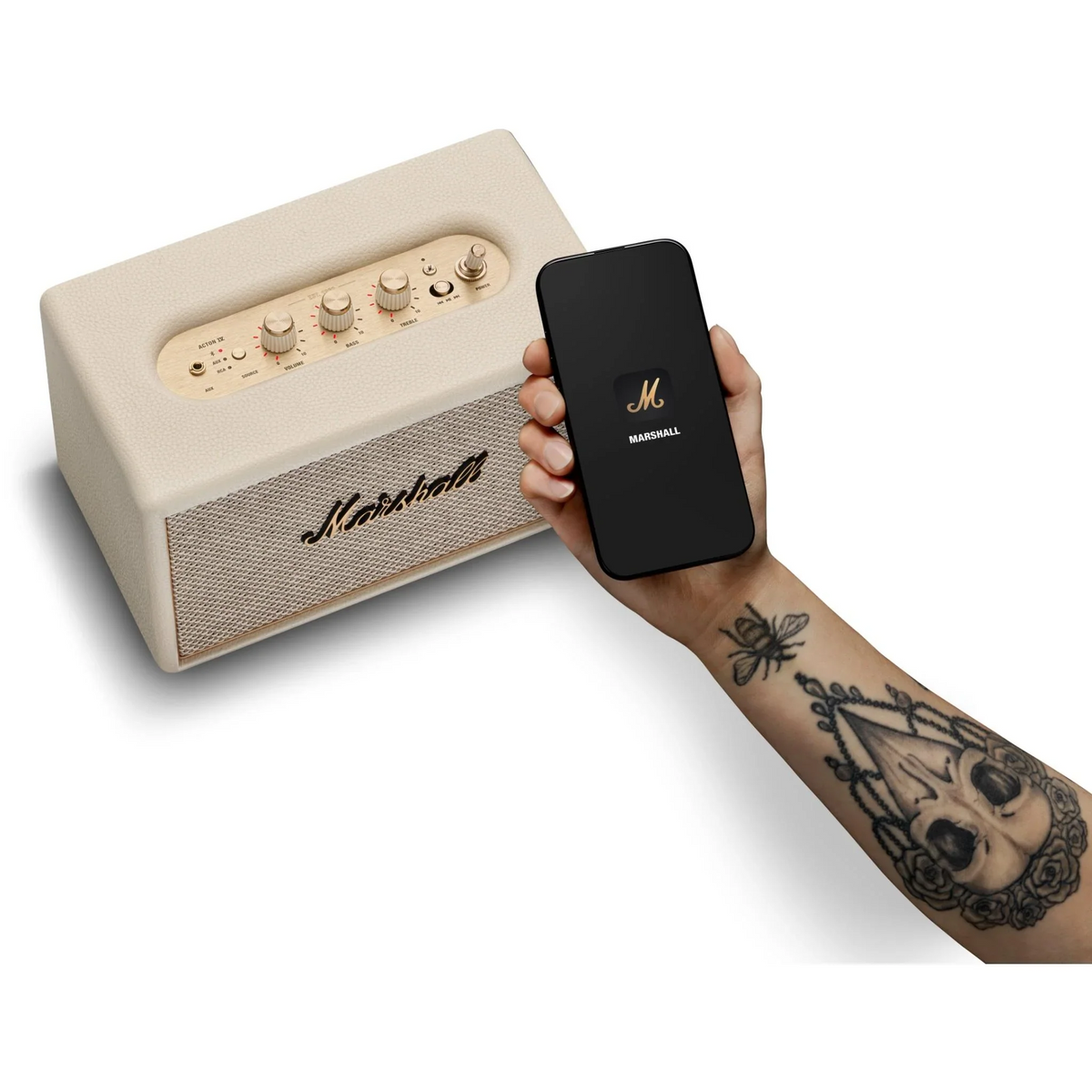 Marshall Acton IV 110W Bluetooth Speaker Cream (Each)