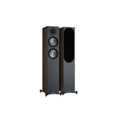 Monitor Audio Bronze 200 6G Floor-Standing Speaker – Walnut Finish for Premium Stereo Hi-Fi & Home Theatre (Pair)