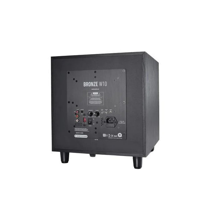 Monitor Audio Bronze W10 Powered Subwoofer – Deep Bass for Bronze Series Stereo Hi-Fi & Home Theatre