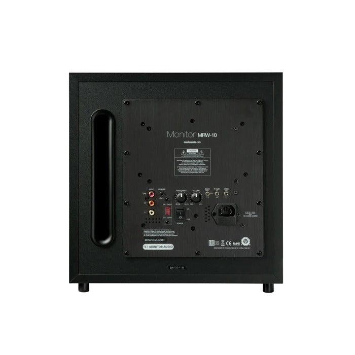 Monitor Audio MRW 10 Powered Subwoofer – Deep Bass for Stereo Hi-Fi & Home Theatre Audio