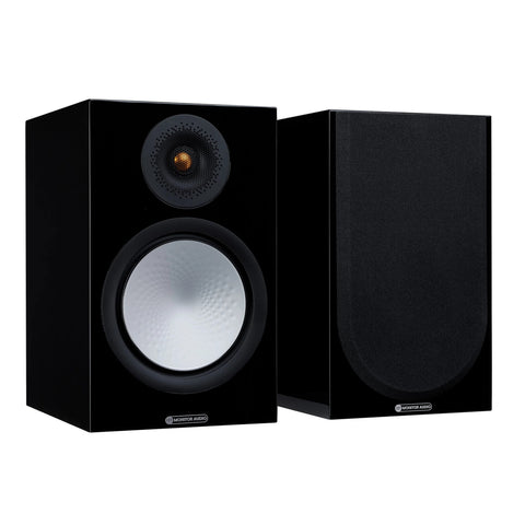 Monitor Audio Silver 100 7G Bookshelf Speaker – 7th Generation Silver Series for Premium Stereo Hi-Fi & Home Theatre (Pair)