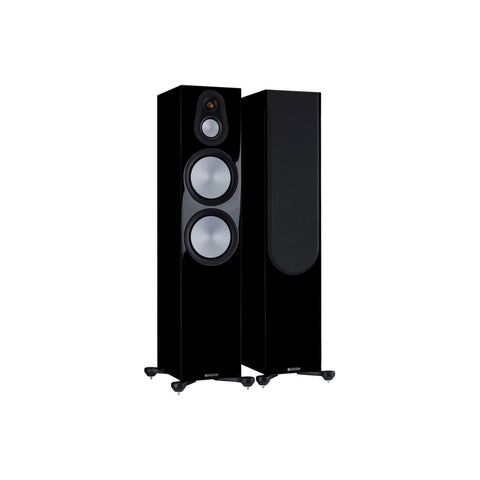 Monitor Audio Silver 500 7G Floor-Standing Speaker – 7th Generation Silver Series Flagship Stereo Hi-Fi & Home Theatre (Pair)
